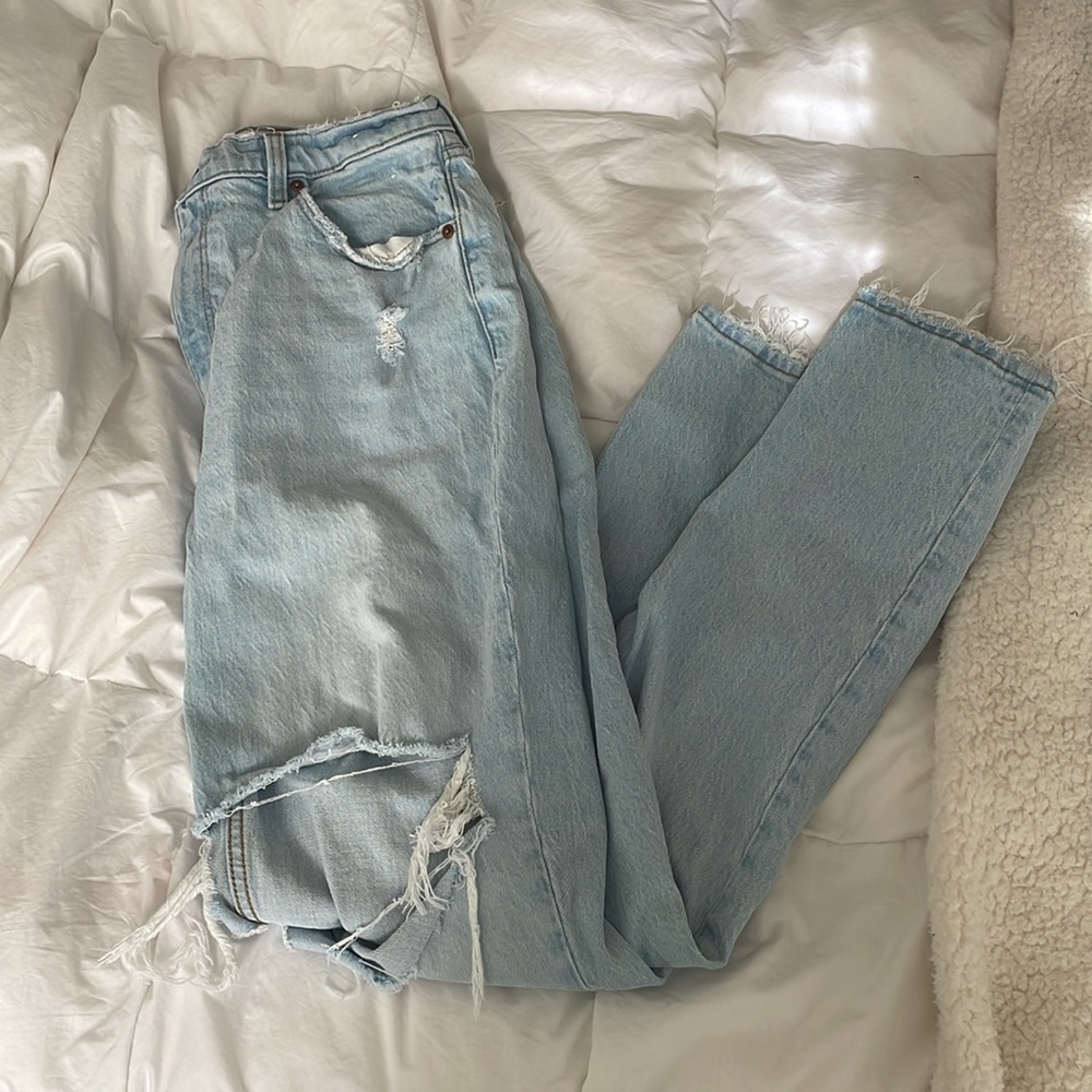 Abercrombie 90s curve love straight jean